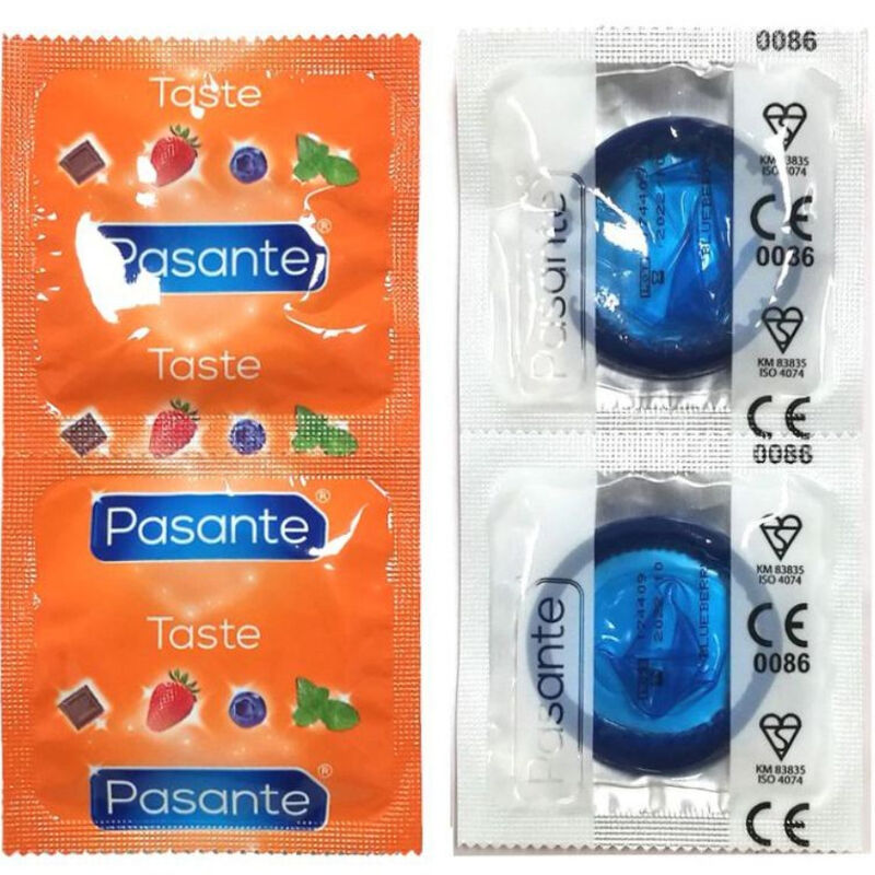 INTERN - BUSTINA DI PRESERVATIVI AL GUSTO DI MIRTILLO ROSSO 144 UNITÀ