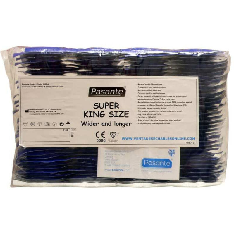 INTERN - SACCHETTO PER PRESERVATIVI SUPER KING SIZE 144 UNITÀ