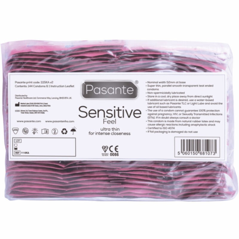 PASANTE - SACCHETTO DI PRESERVATIVI SENSITIVE 144 UNITÀ
