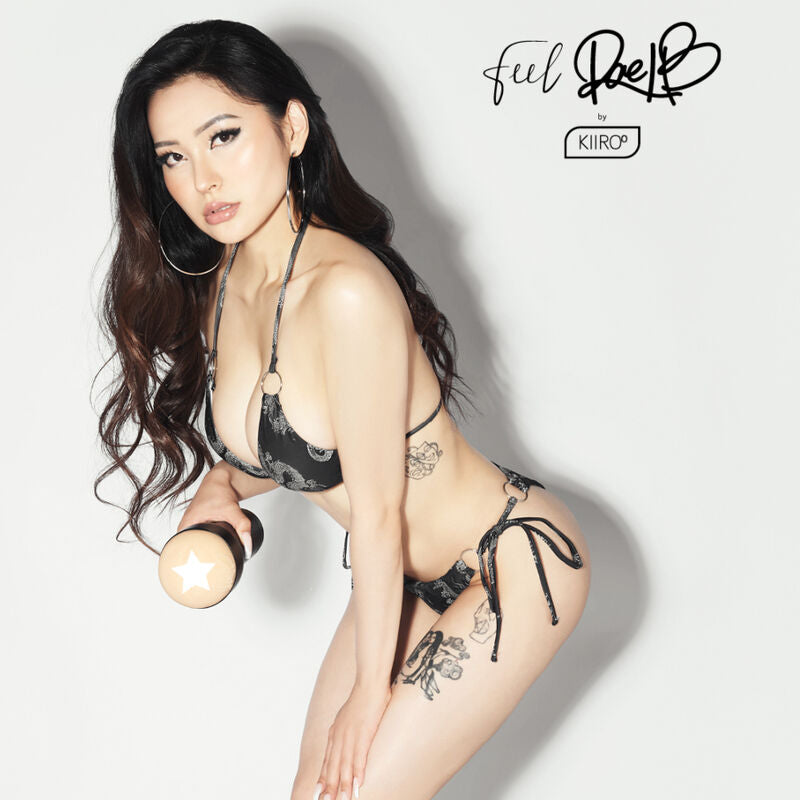 KIIROO - FEEL RAE LIL BLACK STARS COLLECTION STROKERS COMPATIBILE CON POWERBLOW