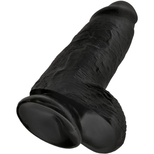 KING COCK - PENE REALISTICO CIPOLLE 23 CM NERO