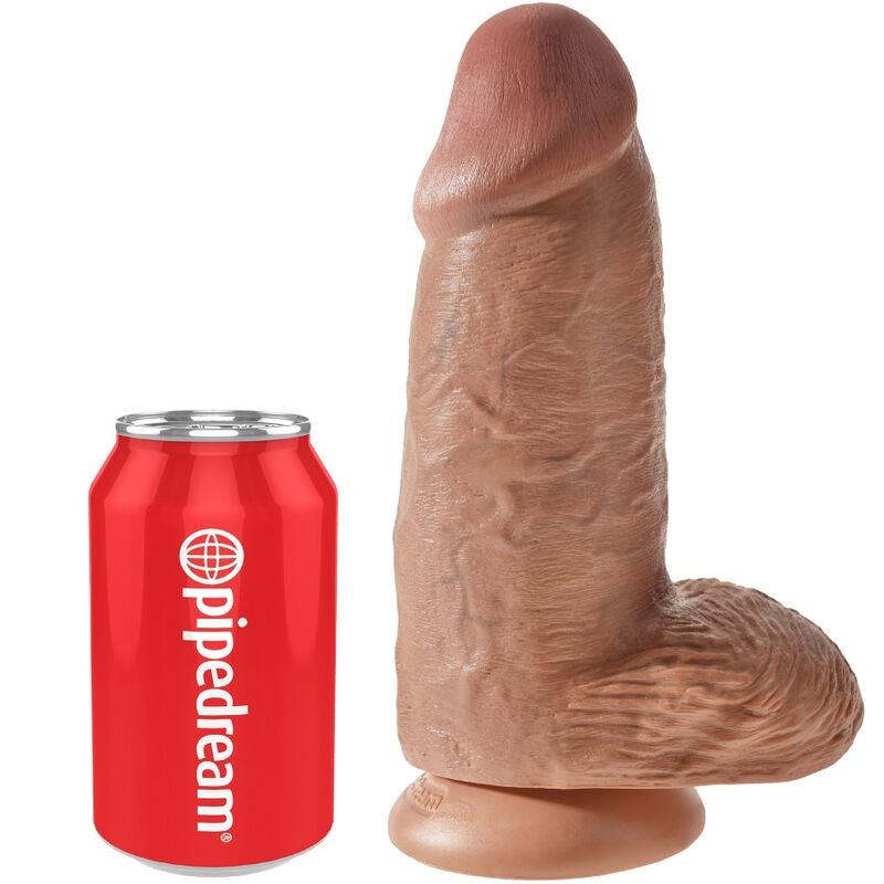 KING COCK - PENE REALISTICO CIPOLLE 23 CM CARAMELLA