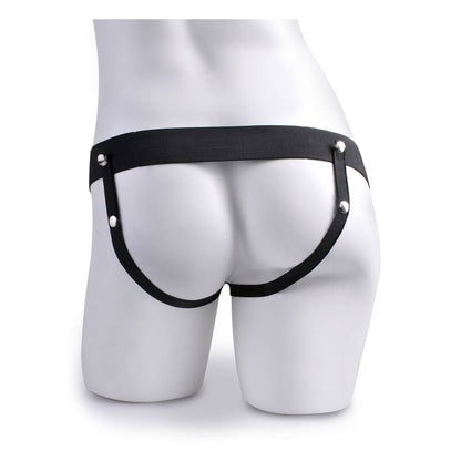 SERIE FETISH FANTASY - IMBRACATURA REGOLABILE PENE REALISTICO CON TESTICOLI CHE SCHIZZANO 19 CM