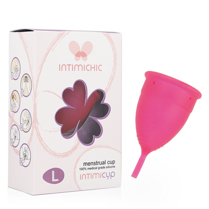 INTIMICHIC - COPPA MESTRUALE MEDICA IN SILICONE - TAGLIA L