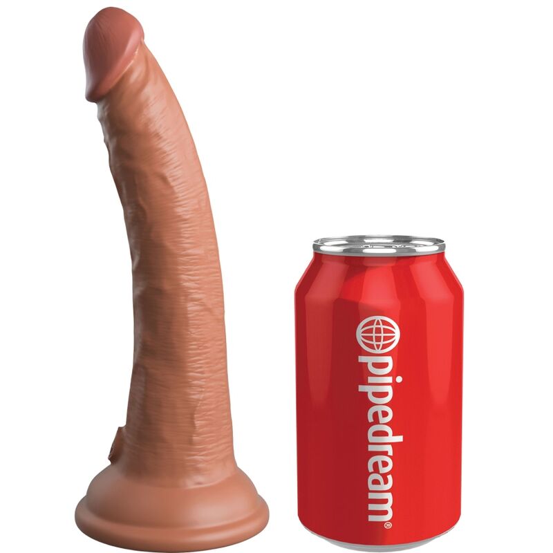 KING COCK - DILDO REALISTICO IN SILICONE ELITE 17,8 CM CANDY