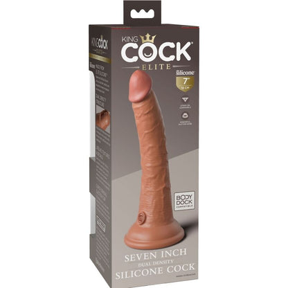 KING COCK - DILDO REALISTICO IN SILICONE ELITE 17,8 CM CANDY