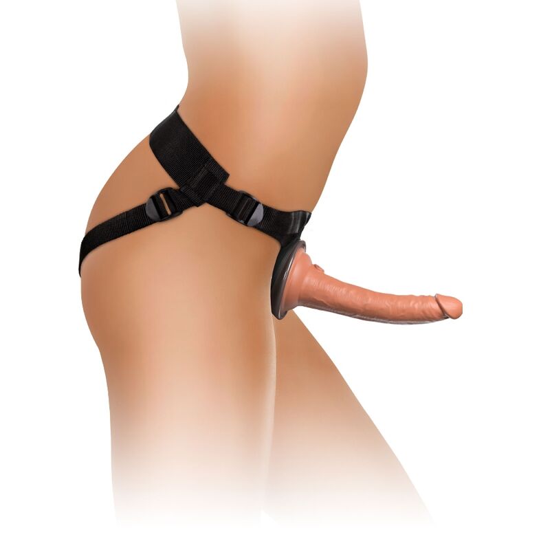 KING COCK - ÉLITE ARNÉS AJUSTABLE CONFORTABLE CON DILDO 17.8 CM