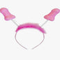 SPICY DEVIL - 6 ANTENNE FISCHIETTO ROSA GLITTER