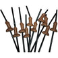 SPICY DEVIL - SACCHETTO DA 10 CANNUCCE A FORMA DI PENE NERO