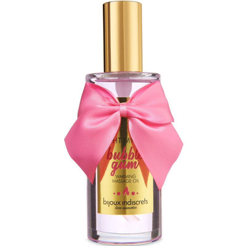 BIJOUX - INDISCRETS LIGHT MY FIRE OLIO DA MASSAGGIO EFFETTO CALORE GUSTO GOMMA DA SCHIUMA