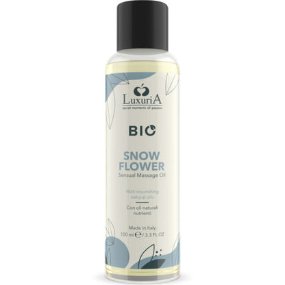 INTIMATELINE LUXURIA - OLIO DA MASSAGGIO BIO FIORI DI NEVE 100 ML
