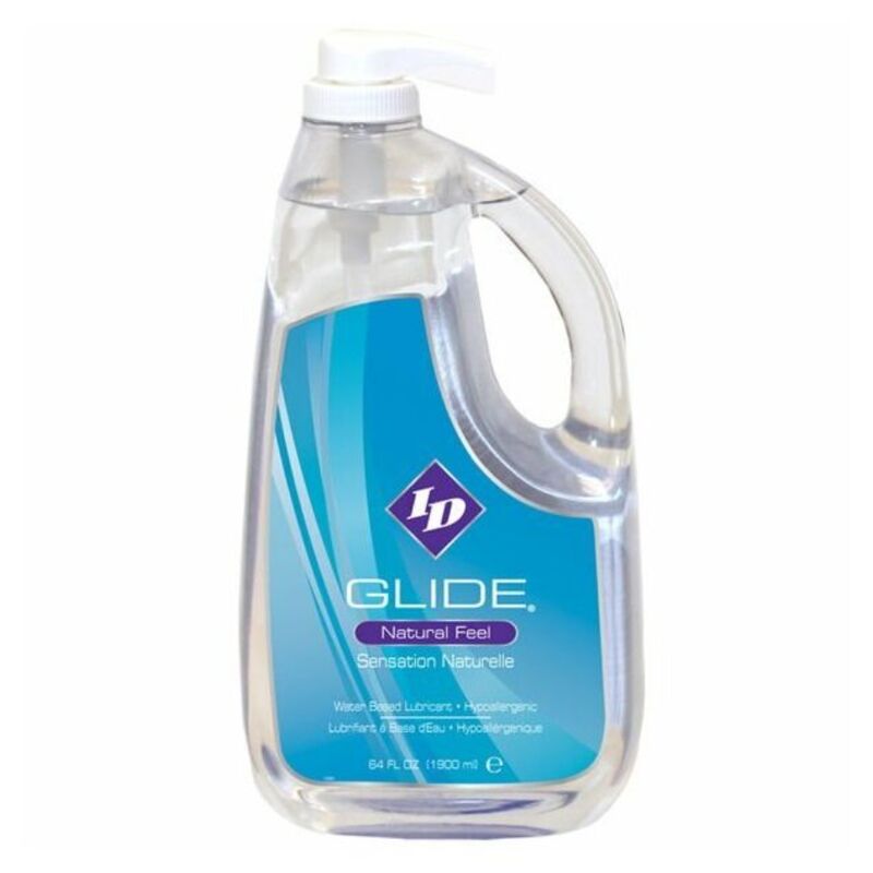 ID GLIDE - LUBRIFICANTE A BASE D'ACQUA + IPOALLERGENICO NATURALE FEEL 1900 ML