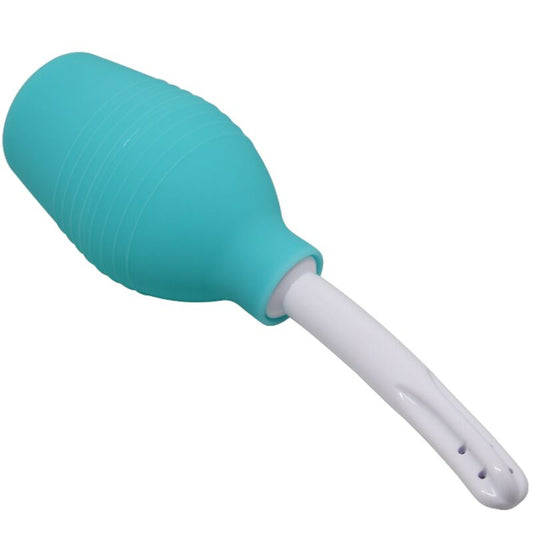 MR PLAY - DOCCIA ANALE IN GOMMA BLU A PERA