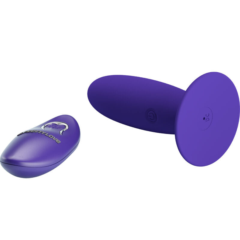 PRETTY LOVE - VIBRATORE ANALE YOUTH PLUG CON TELECOMANDO VIOLA