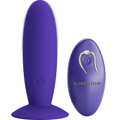 PRETTY LOVE - VIBRATORE ANALE YOUTH PLUG CON TELECOMANDO VIOLA