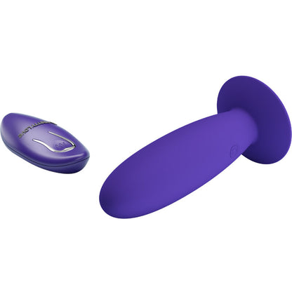 PRETTY LOVE - VIBRATORE ANALE YOUTH PLUG CON TELECOMANDO VIOLA