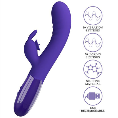 PRETTY LOVE - VIBRATORE CONIGLIO VIOLA CERBERUS YOUTH