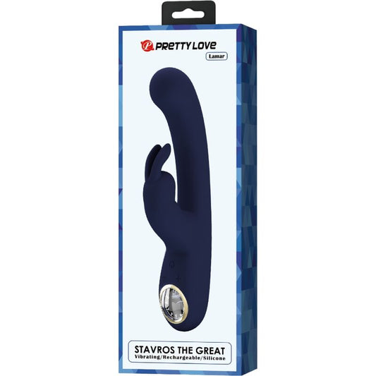 PRETTY LOVE - VIBRATORE CONIGLIO BLU E PUNTO G LAMAR