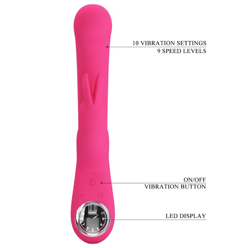 PRETTY LOVE - VIBRATORE CONIGLIO ROSA E PUNTO G LAMAR