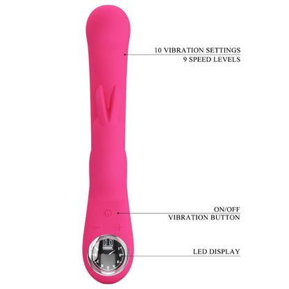 PRETTY LOVE - VIBRATORE CONIGLIO ROSA E PUNTO G LAMAR