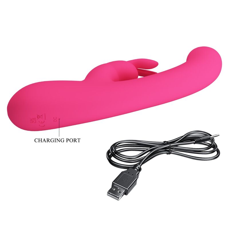 PRETTY LOVE - VIBRATORE CONIGLIO ROSA E PUNTO G LAMAR