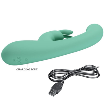 PRETTY LOVE - VIBRATORE CONIGLIO VERDE E PUNTO G LAMAR