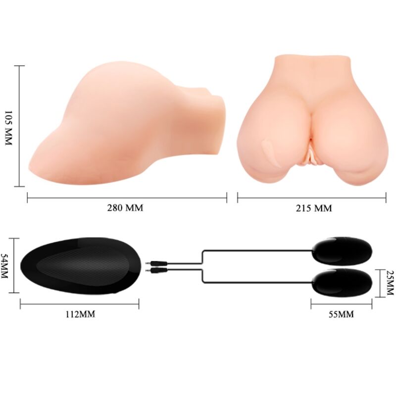 CRAZY BULL - VAGINA E ANO REALISTICI IN RETE CON VIBRAZIONE