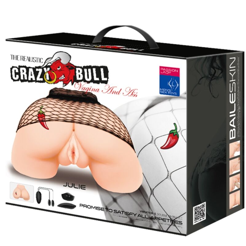 CRAZY BULL - VAGINA E ANO REALISTICI IN RETE CON VIBRAZIONE