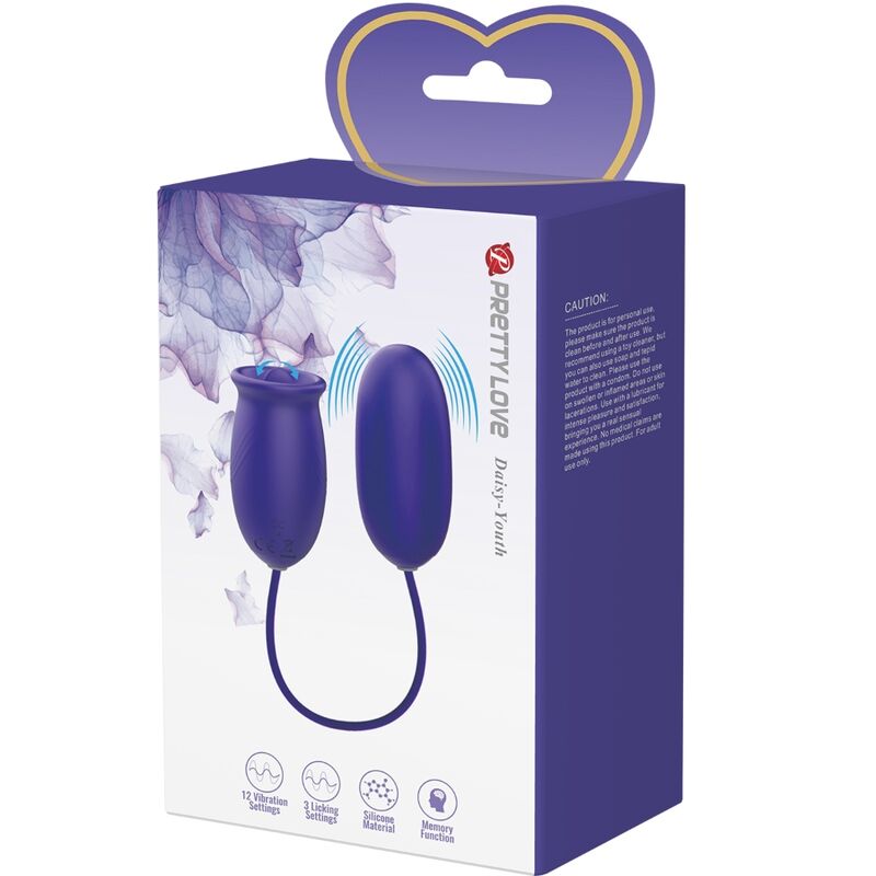 PRETTY LOVE - DAISY YOUTH STIMOLATORE VIBRANTE RICARICABILE VIOLA
