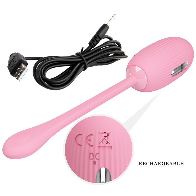 PRETTY LOVE - UOVO VIBRANTE RICARICABILE ROSA DOREEN