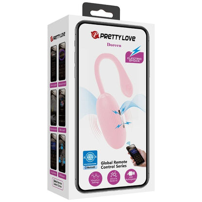 PRETTY LOVE - UOVO VIBRANTE RICARICABILE ROSA DOREEN