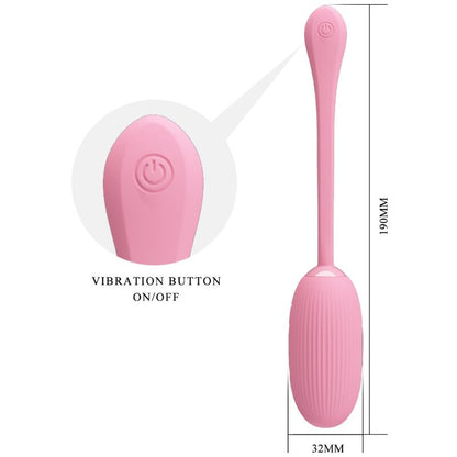 PRETTY LOVE - UOVO VIBRANTE RICARICABILE ROSA DOREEN