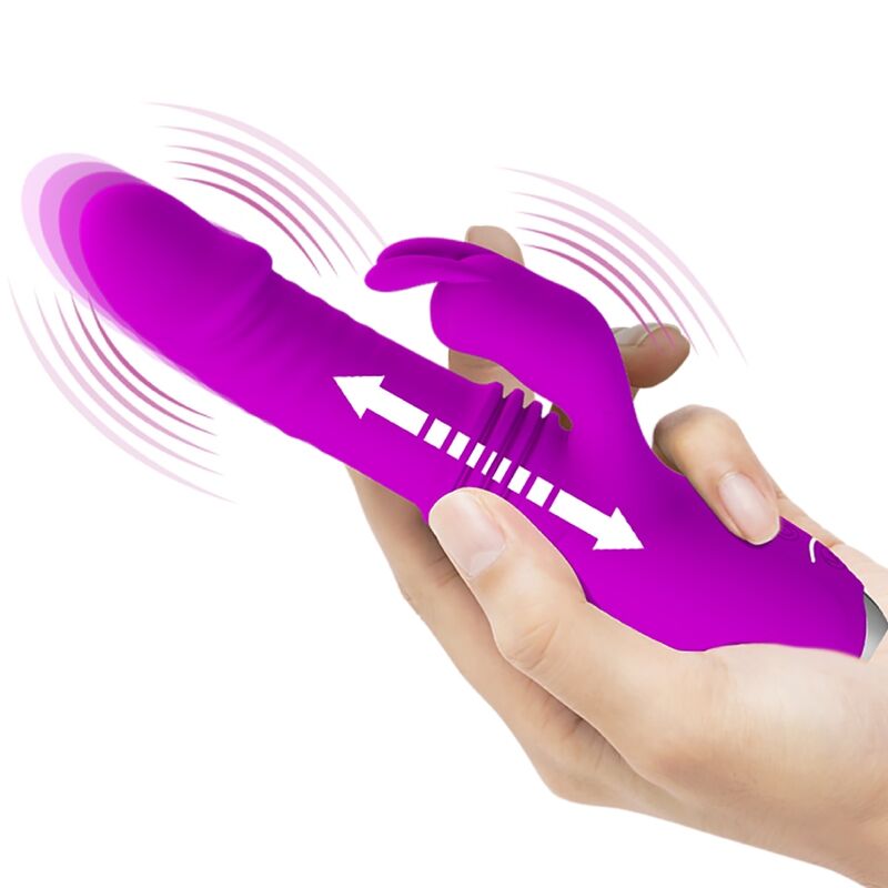 PRETTY LOVE - VIBRATORE CONIGLIO VIOLA RICARICABILE DOROTHY