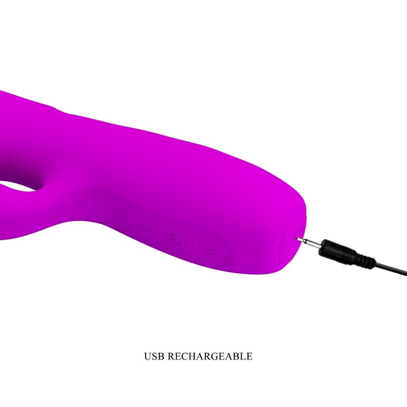 PRETTY LOVE - VIBRATORE CONIGLIO VIOLA RICARICABILE MELANIE