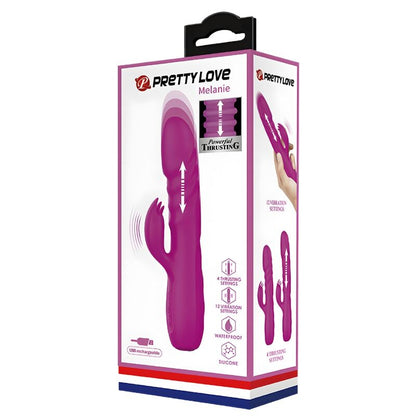 PRETTY LOVE - VIBRATORE CONIGLIO VIOLA RICARICABILE MELANIE