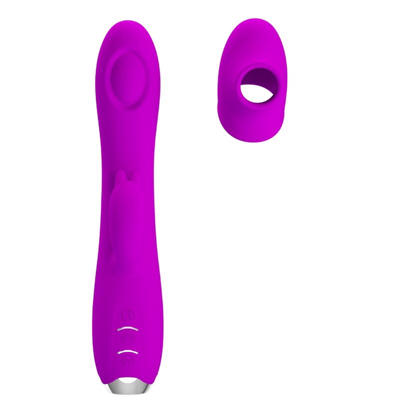PRETTY LOVE - REGINA VIBRATORE RICARICABILE-GEL ASPIRANTE VIOLA