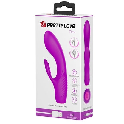 PRETTY LOVE - VIBRATORE VIOLA RICARICABILE TIM