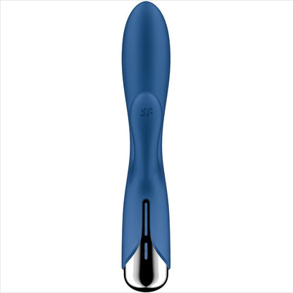 SATISFYER - CONIGLIO GIREVOLE 1 STIMOLAZIONE CLITORIDE E PUNTO G BLU