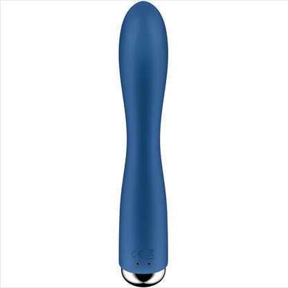 SATISFYER - CONIGLIO GIREVOLE 1 STIMOLAZIONE CLITORIDE E PUNTO G BLU