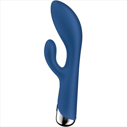 SATISFYER - CONIGLIO GIREVOLE 1 STIMOLAZIONE CLITORIDE E PUNTO G BLU