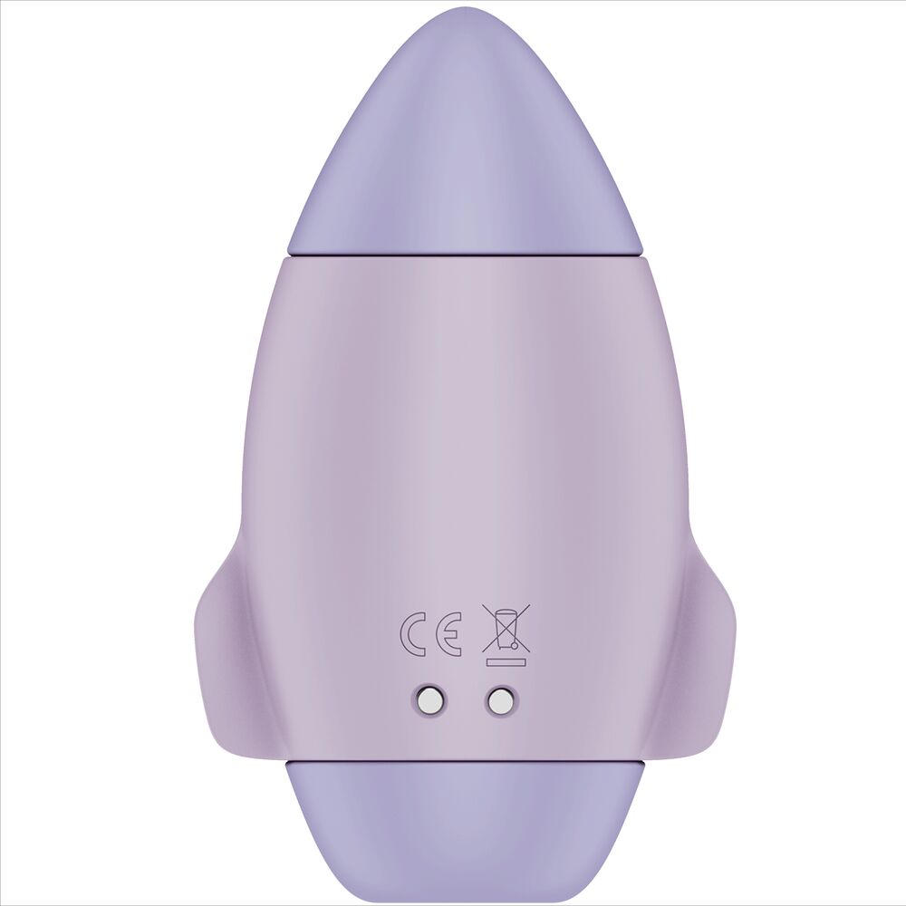 SATISFYER - MISSION CONTROL AZUL VIBRADOR PEQUEÑO DE DOBLE IMPULSO