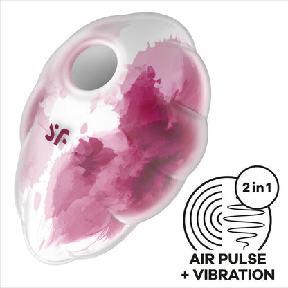 SATISFYER - CLOUD DANCER AZUL VIBRADOR AIR PULSE