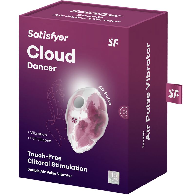 SATISFYER - CLOUD DANCER AZUL VIBRADOR AIR PULSE