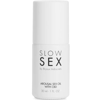 BIJOUX - SLOW SEX OLIO PER MASSAGGI SESSUALI CON CBD 30 ML