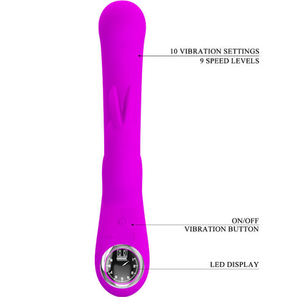 PRETTY LOVE - VIBRATORE LAMAR CONIGLIO E PUNTO G VIOLA