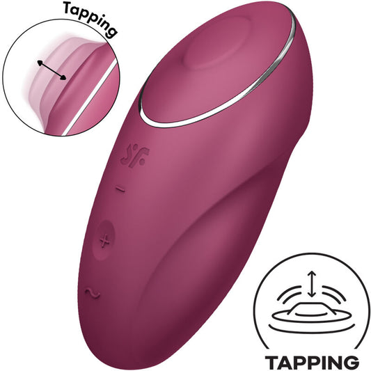 SATISFYER - TAP & CLIMAX 1 VIBRADOR LAY-ON GRIS