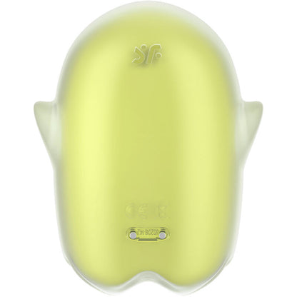 SATISFYER - VIBRATORE GLOWING GHOST AIR PULSE E BIANCO