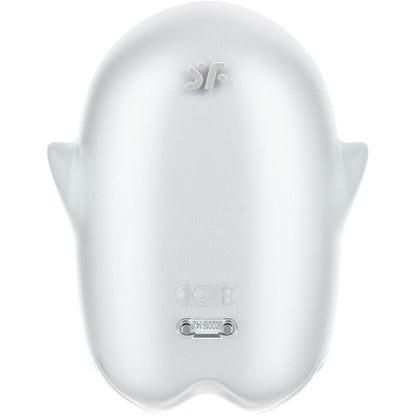 SATISFYER - VIBRATORE GLOWING GHOST AIR PULSE E BIANCO