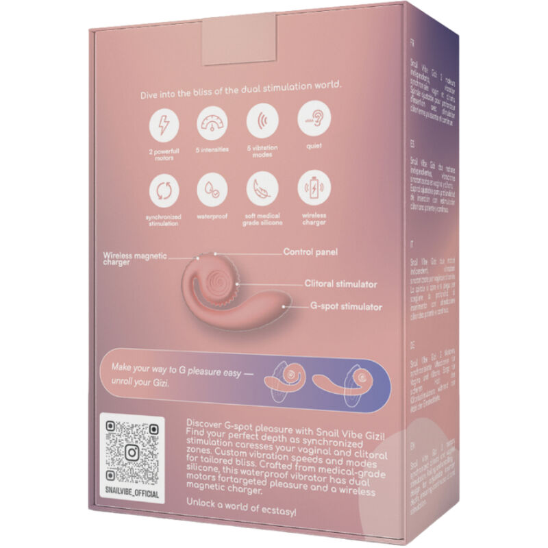 SNAIL VIBE - GIZI ESTIMULADOR DUAL TURQUESA
