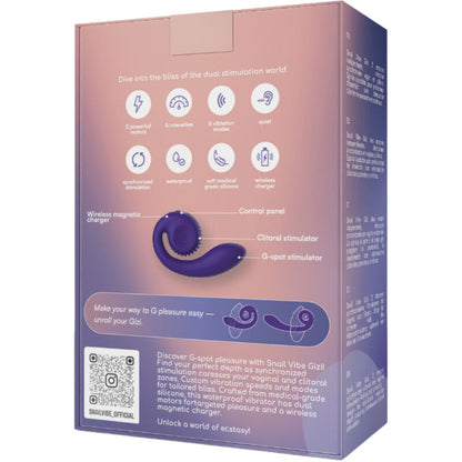 SNAIL VIBE - GIZI ESTIMULADOR DUAL TURQUESA